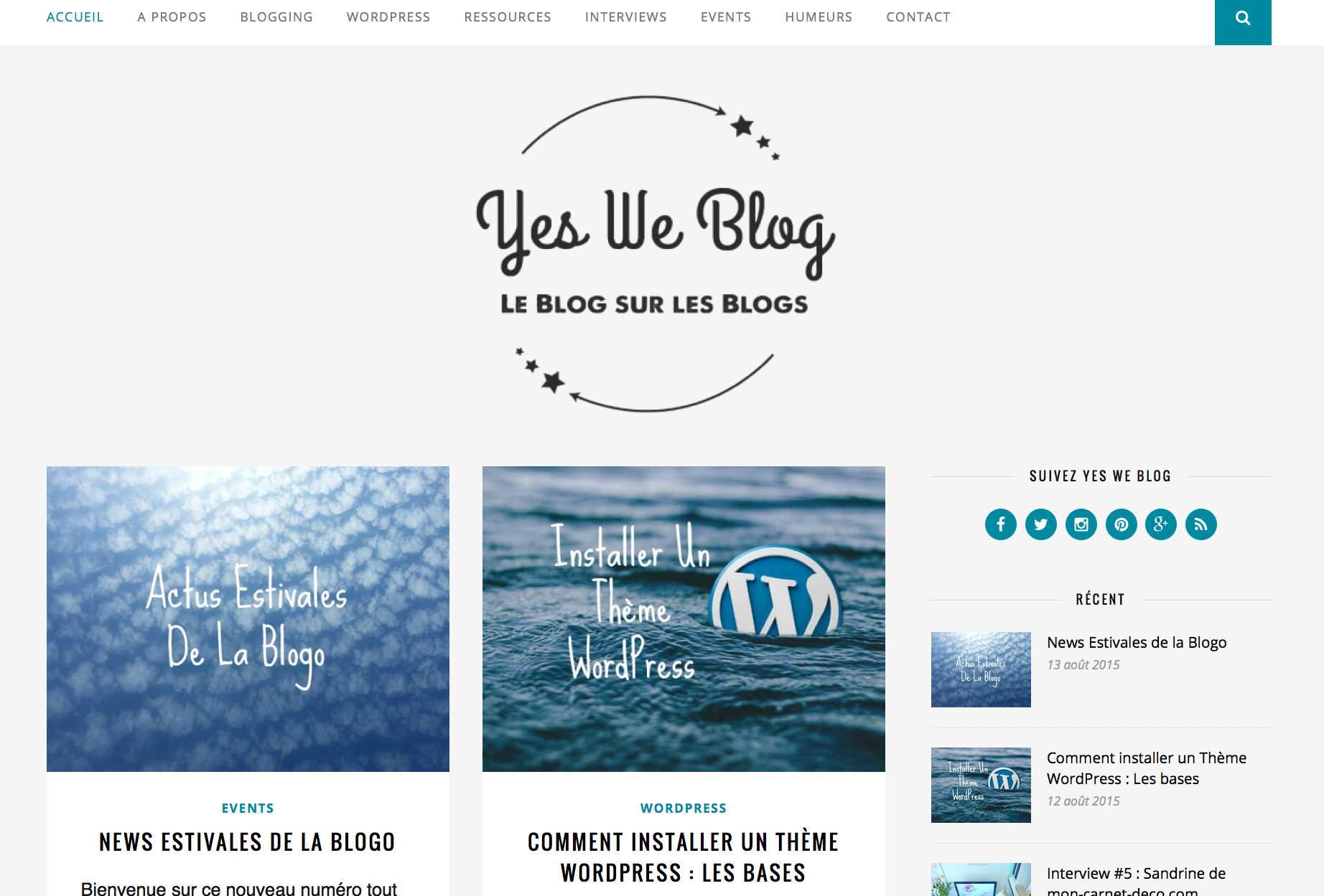 Yes we blog les astuces et sites pour améliorer son blog