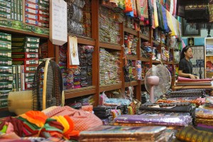 magasin tissu bangkok, quartier indien Phahurat