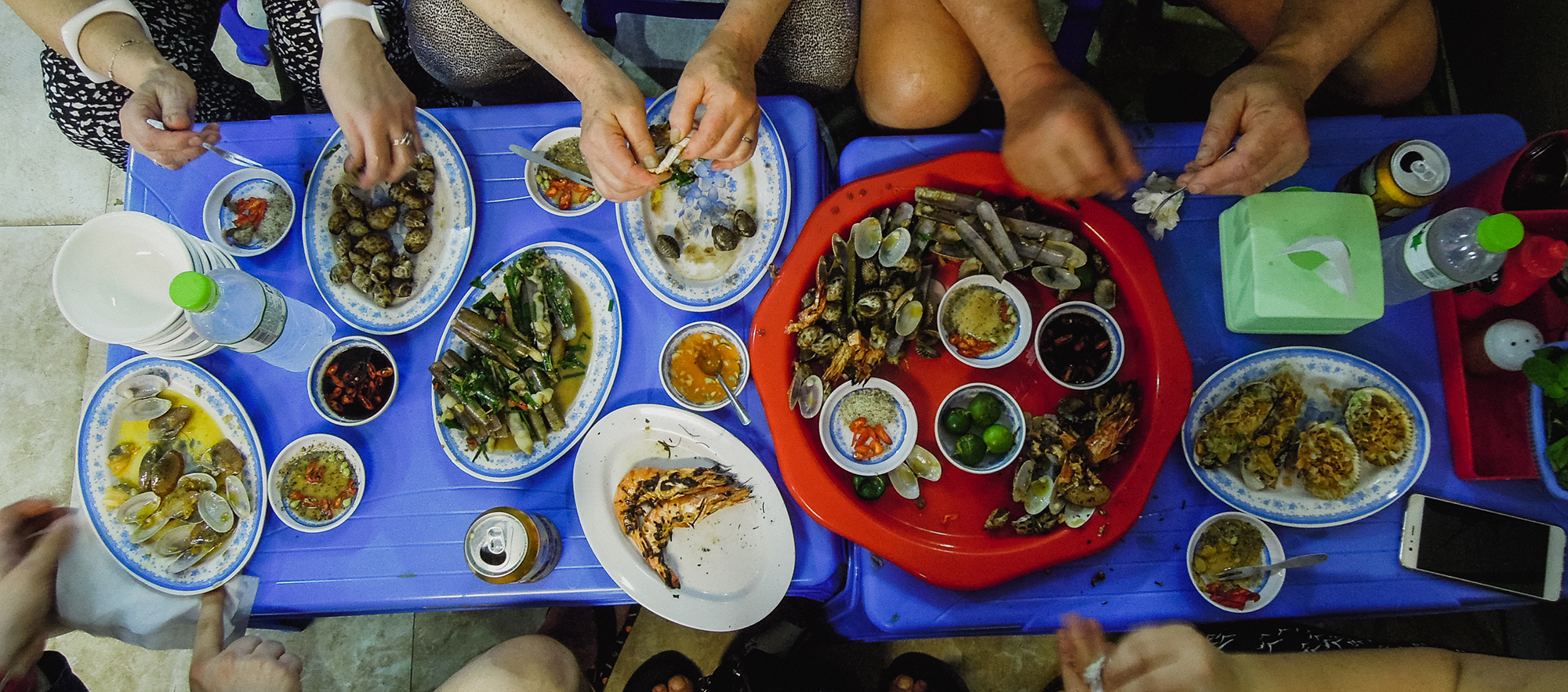manger au vietnam crustacé poisson voyage