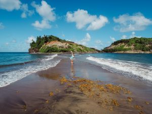 Tombolo sainte marie martinique, blog voyage martinique sauvage