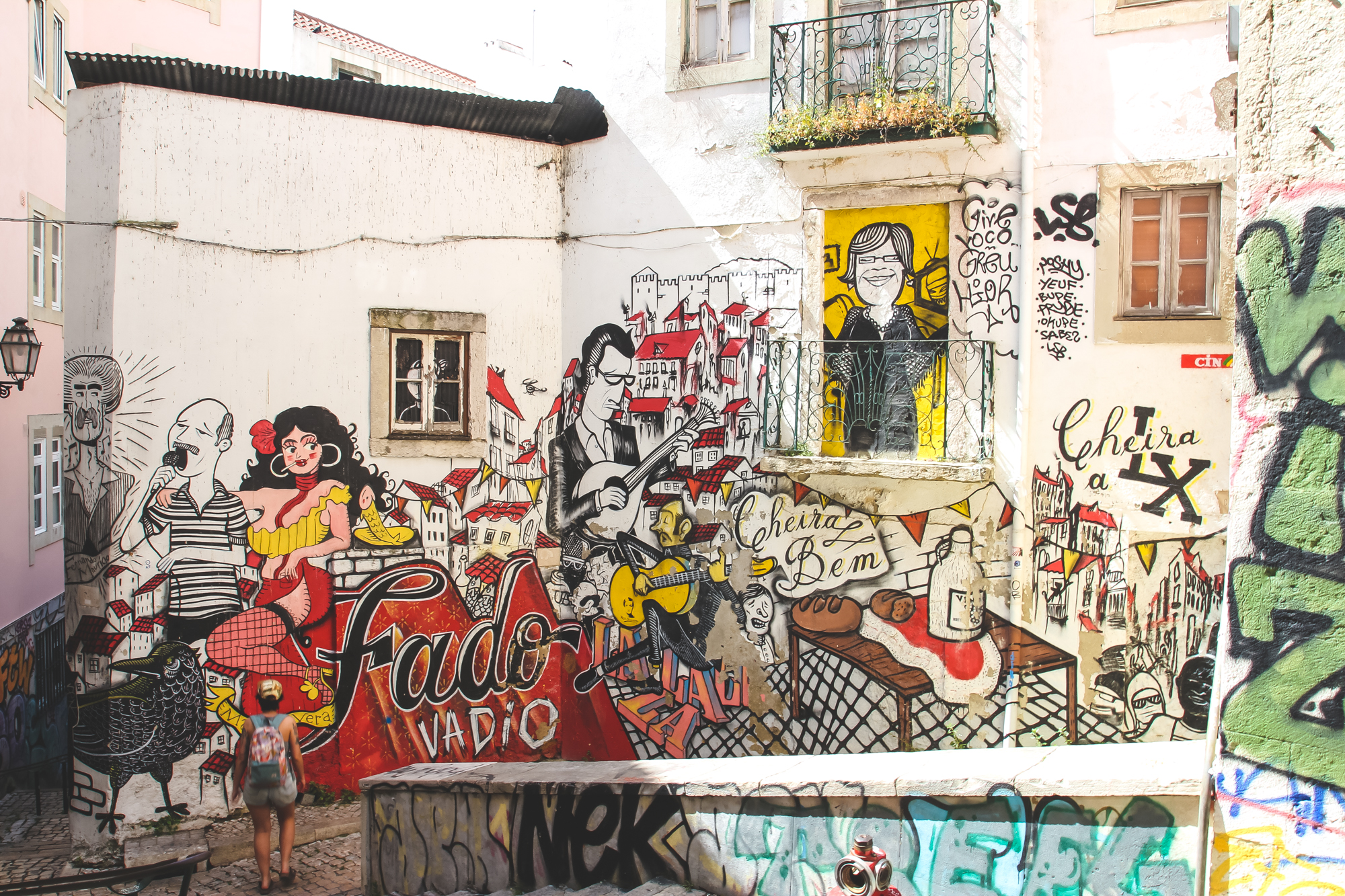 visiter Lisbonne : street art et Principe Real